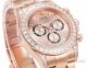 C1 Factory Super Clone Rolex Daytona Baguettes Black Dial Rose Gold Watch (2)_th.jpg